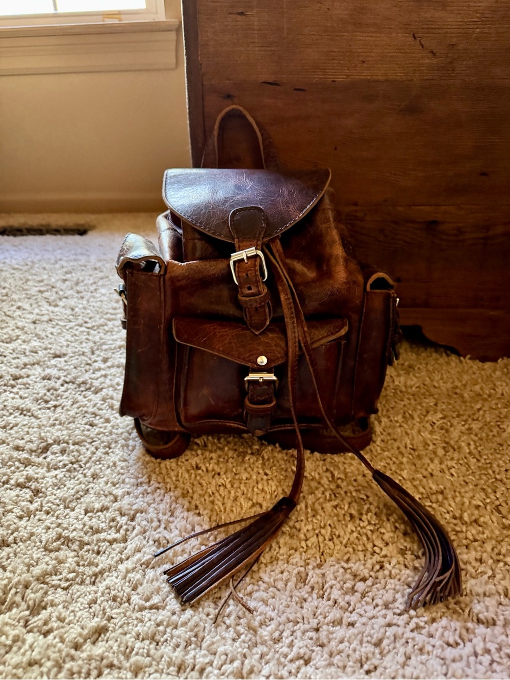 Freebird by Steven Mini Backapack Congnac brown
